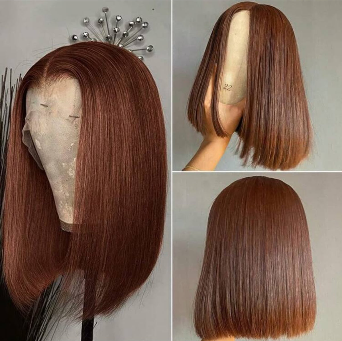 Chocolate Brown Bob Wig