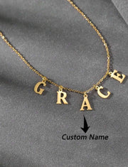 Customized Letter Name Necklace